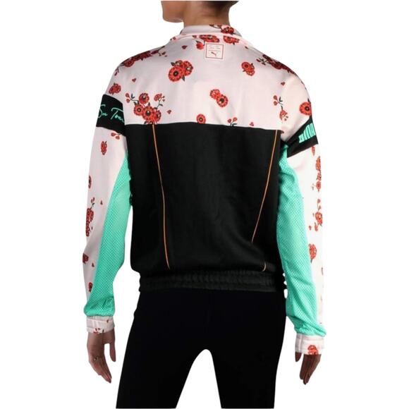 NWOT PUMA X Sue Tsai Xtg Floral Track Jacket In Olivine size XS fits XS or Small - Picture 3 of 12